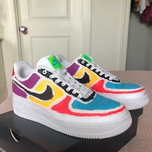 Nike Wmns Air Force 1 07 LX AF1 Tear Away Shoes